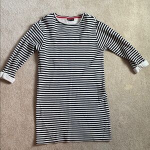 Topshop Black and White Boxy Tunic Dress